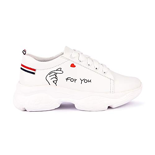 Image of Creattoes Women Lace-Up Printed Sneaker