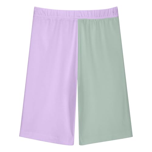 Girls Summer Outfits 2 Piece Colorblock Clothing Set Short Sleeve Tops and Biker Shorts Set Comfy Soft Tracksuits3