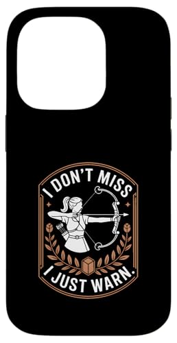 I Don't Miss I Just Warn Funny Archer �A�[�`�F���[ �X�}�z�P�[�X iPhone 14 Pro �p
