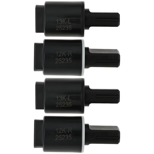 YINETTECH 4pcs 12K 13K Toilet Seat Rotary Damper Hinge 47x20mm for Left Right Side