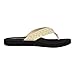 Calvin Klein Women's Caluha Flip-Flop, Ivory Logo 150, 10