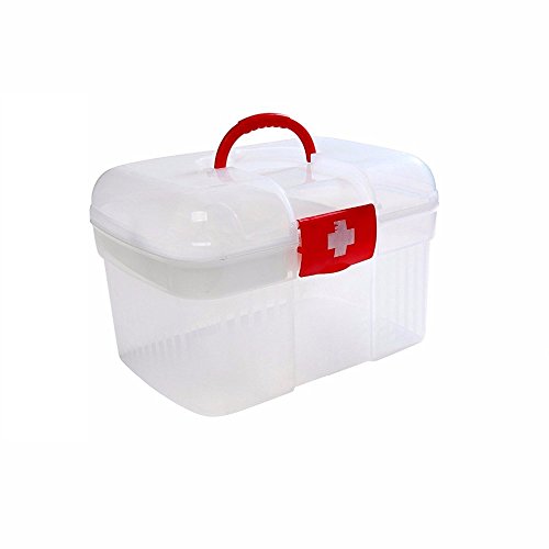 Glive's Medicine Storage Box First Aid Kit Medical Kit Storage Box