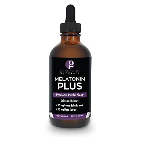 Genceutic Naturals Melatonin Plus 4 Ounce Cover
