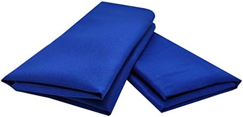 Table_Linen 10pcs Square Polyester Tablecloth Napkins 19'' x 19'' (48cm x 48cm) For Wedding Dinner Restaurant Xmas (RED)