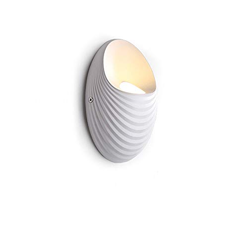 Lampe murale de style shell en sable blanc pour décoration salon
