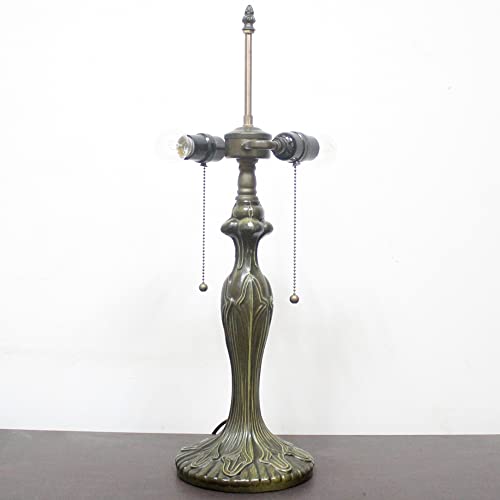 Image of WERFACTORY Zinc Tiffany Table Lamp Base Replacement Only 24 Inch Tall