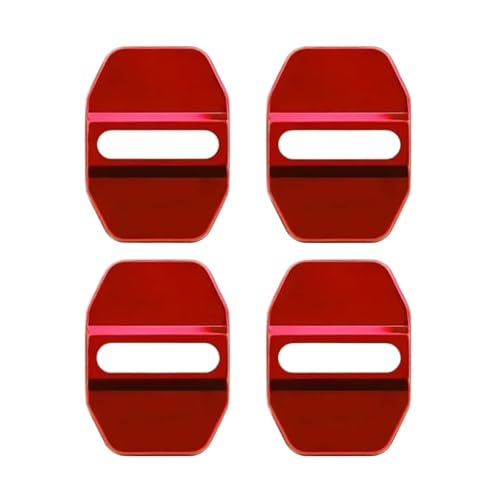 Housse de protection pour serrure de porte voiture Jeep cache loquet rouge Wrangler Compass
