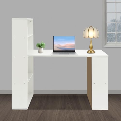 Bureau d'angle avec rangement pour optimiser l'espace de votre petit salon - 5