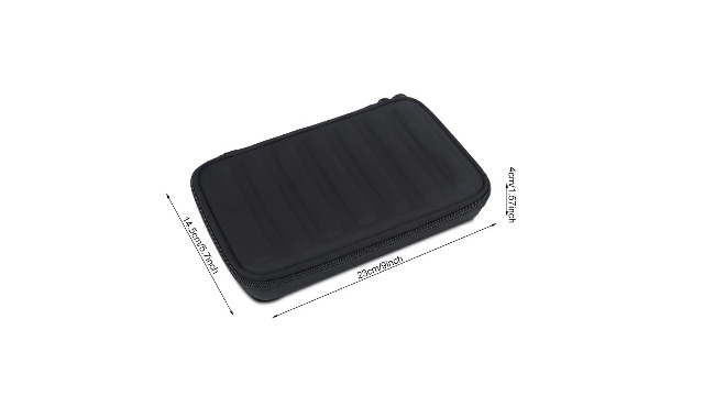 PU Leather Harmonica Carrying Case for 7 Harmonicas, Lightweight