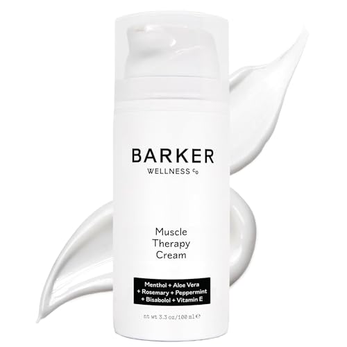 Barker Wellness Soothing Muscle Therapy Cream | Advanced Joint & Muscle Relief for Recovery & Relaxation | Enriched with Antioxidants & Moisturizing Vitamin E | All-Natural Vegan Formula (100ml)