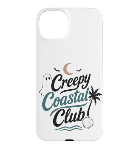 Creepy Coastal Club �T�}�[ �n���E�B�� �X�}�z�P�[�X iPhone 15 Plus �p