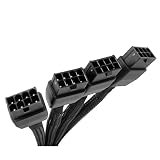 Gintai 16-pinowy kabel GPU do 4X 8-pinowy przedłużacz Pcie - 16AWG PCIE 5.0 12VHPWR 600W 16-pinowy 12+4-pinowy adapter do karty graficznej RTX 4090 4080 3090TI 4070Ti (4 x 8PIN)