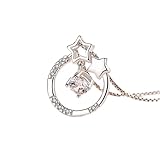 Collares con colgante de diamantes de imitación, Plata de Ley 925, estrella redonda, collar de circón, Gargantilla, joyería para mujer