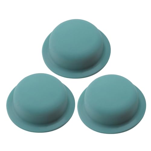 OKUMEYR 3 Piezas Cubierta Antiescaldaduras de Silicona para Mango de Tapa de Olla Resistente al Calor de Protección Práctica para Cocinas y Restaurantes