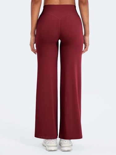 Image of YEOREO Ease Workout Leggings Womens No Front Seam Straight Leggings 29 inch / 31.5 inch / 33 inch / 35 inch High Waist Buttery Eddiy Yoga Pants
