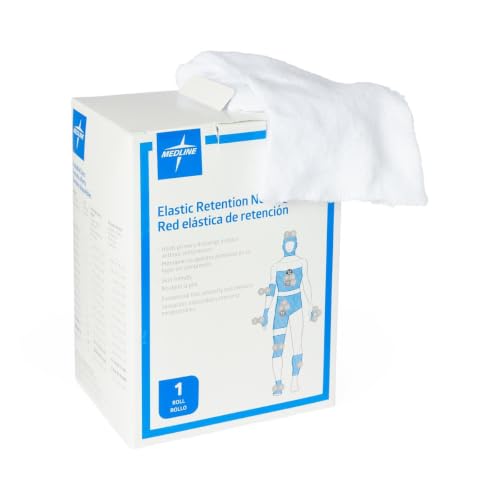 Image of Medline Stretch Tubular Elastic Dressing Retention Net, Size 11, ( inch x 25 yds), Ideal for Wound Care, Single Pack