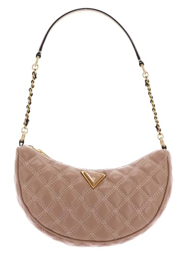 GUESS Giully Top Zip Shoulder Bag Beige