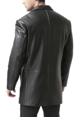 BGSD Men Alex New Zealand Lambskin Leather Car Coat (Also available in Big and Tall and Short)4