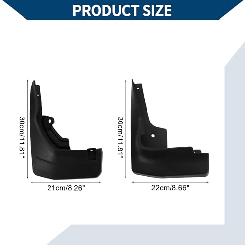 Image of Mud Flaps Splash Guards W /Mount Accessories for Mercedes-Benz GLC 300L (with Pedals) 2020-2022 Front and Rear Mud Guards 1 Set