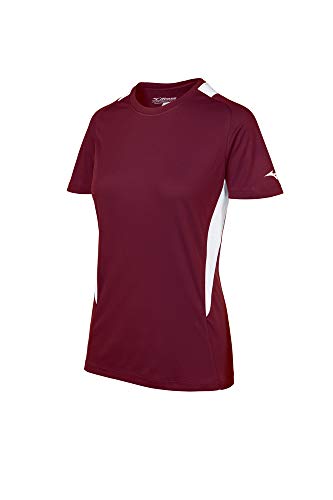 Mizuno Maillot de Softball à Col Rond Fille Anti-Transpiration Élastique