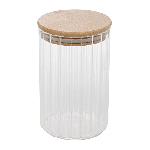 Porta Mantimento de Vidro Borossilicato com Tampa de Bambu 510ml ...