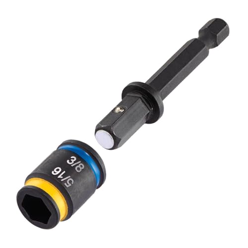 Malco 5/16 & 3/8 x 2-5/8" Dual Sided Hex Driver~ Cleanable, Reversible, Magnetic. Easy to Clean- MSHLC1