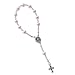 Sterling Silver Baptism Baby Rosary in Pink