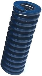 LATOOR 1 Pieza 18mm OD 9mm ID 50mm 55mm 60mm 65mm 70mm 75mm Longitud luz Azul Carga 65Mn Metal Espiral Estampado compresión Molde Morir Primavera (Size : 1Piece 65mm)