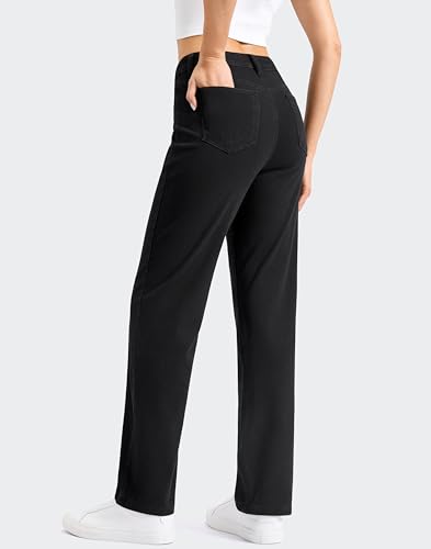 Image of Rammus Womens Stretchy Pull on Straight Leg Jeans