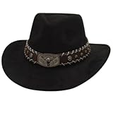 【Para cualquier ocasión】: Ya sea en interiores o exteriores, eventos formales o informales fiestas de disfraces, celebraciones de cumpleaños, actividades de Halloween, eventos de de caballos o viajes de campamento, este sombrero de vaquero es su accesorio ideal.