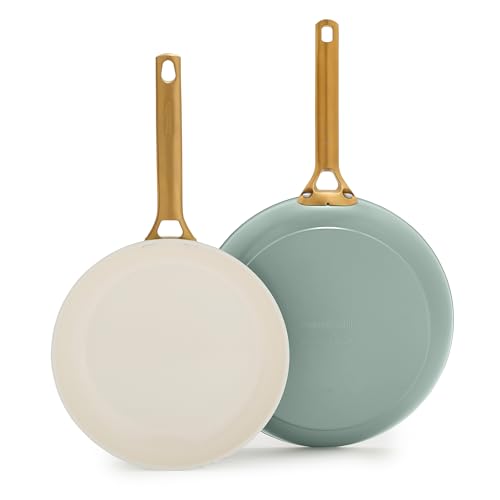 GreenPan Nonstick Reserve Pro 10” & 12” Frying Pan Set, NSF Certi...