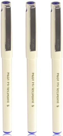 Pilot Hi-Techpoint 05 Super Value Pen - Pack of 3 (Blue)