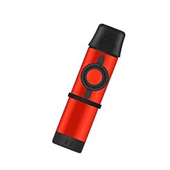 Perfeclan Metal Kazoo Comprend 5 En Silicone de Rechange, Faciles à Apprendre, Rouge - Les Beatles, Paul McCartney, John Lennon, RIngo Starr, George Harrison