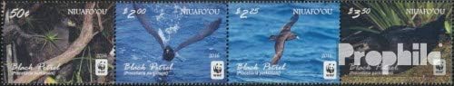 Niuafo ou - Island 611-614 Quad Strip (Complete.Issue.) unmounted Mint/Never hinged ** MNH 2016 Schwarzsturmvogel (Stamps for Collectors) Birds