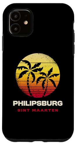 Philipsburg Sint Maarten ���g���T���Z�b�g�f�U�C�� �X�}�z�P�[�X iPhone 11 �p