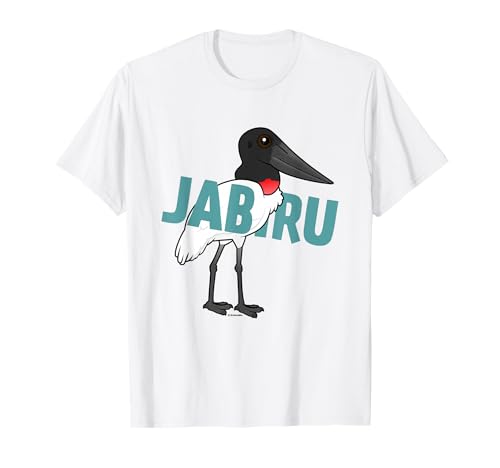Jumbo Jabiru Cute Cartoon South American Stork Bird T-Shirt