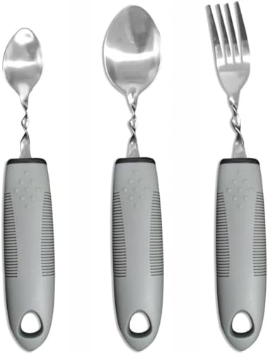 JuneSun����җp�H���⏕��:����₷���A�ϋv��������A����ɂ����n���h����������X�e�����X���̃t�H�[�N�A�X�v�[���A�e�B�[�X�v�[���A���p�i�B (�O���[) [���s�A���i]