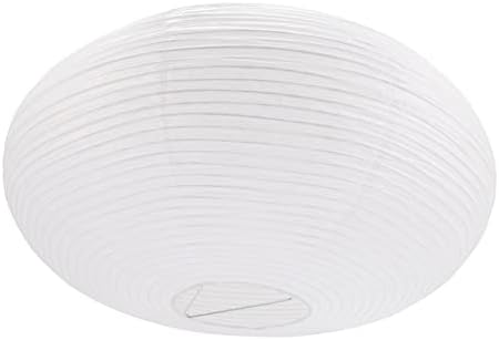 DOITOOL Round Paper Lamp Shade Foldable Ceiling Lamp Cover Japanese ...