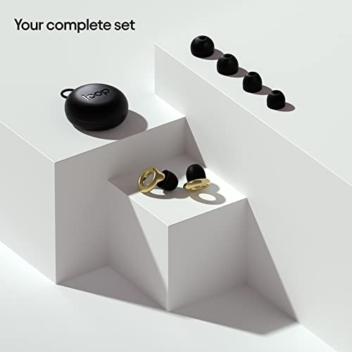 Loop Experience Ear Plugs For Concerts – High Fidelity Hearing Protection For Noise Reduction, Motorcycles, Work & Noise Sensitivity – 8 Ear Tips In Xs, S, M, L – 18Db Noise Cancelling - Gold #TOP3