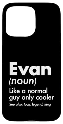 Evan Like A Normal Guy Only Cooler Legend King �t�@�[�X�g�l�[�� �X�}�z�P�[�X iPhone 15 Pro Max �p