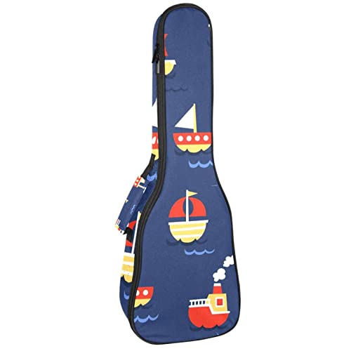 Housse pour ukulélé avec fond bleu – Rembourrage en éponge de 10 mm d’épaisseur – 53,3 cm – Avec sangles réglables pour… - Les Beatles, Paul McCartney, John Lennon, RIngo Starr, George Harrison Housse pour ukulélé avec fond bleu - Rembourrage en éponge de 10 mm d'épaisseur - 53,3 cm - Avec sangles réglables pour…