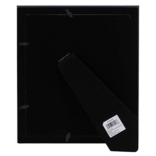 Malden International Designs Malden Brilliance Jewel Mirror Picture Frame, 8X10, Mirrored, Silver Metal #TOP6