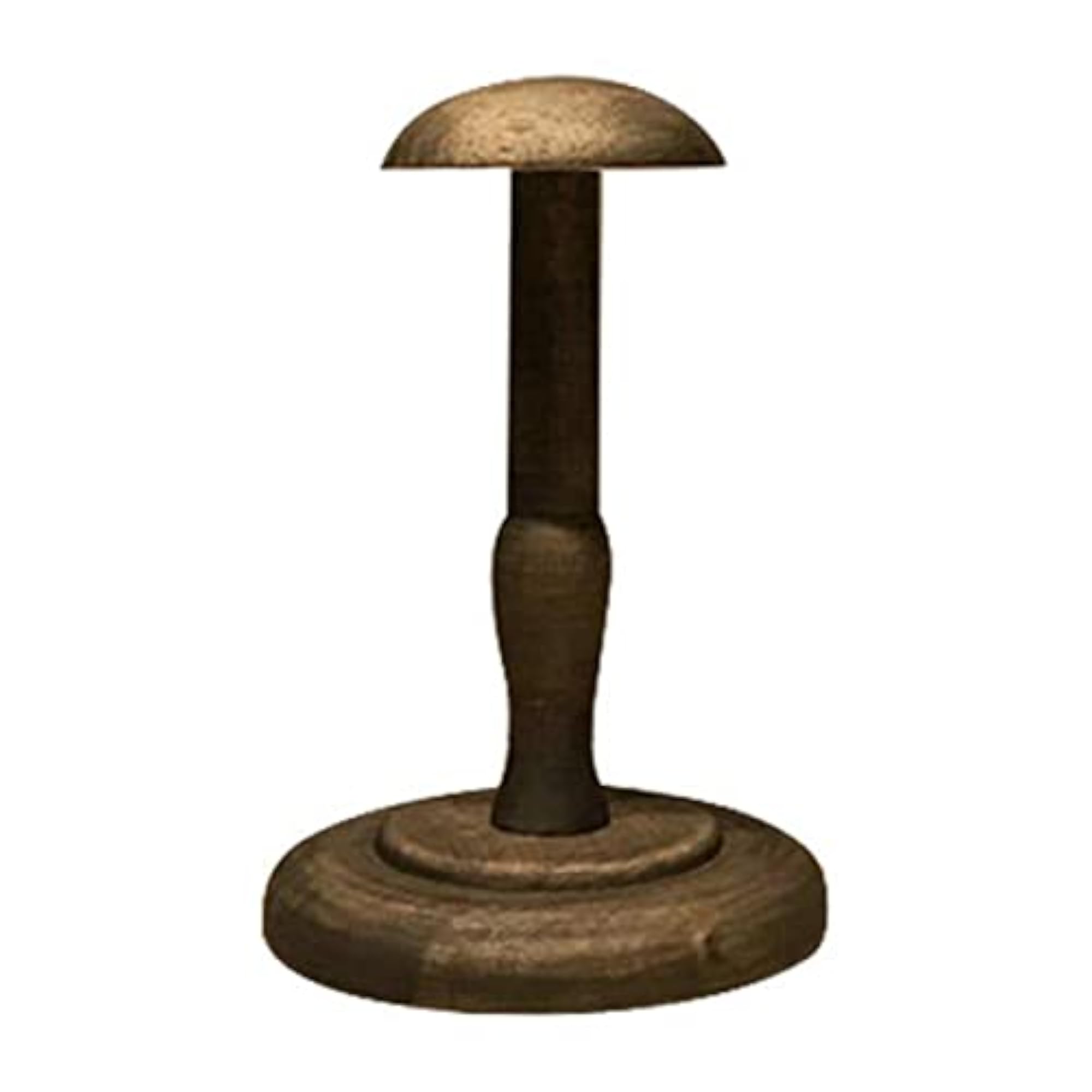 2x1Pcs Solid Wood Hat Holder Stand Display Rack Bronze