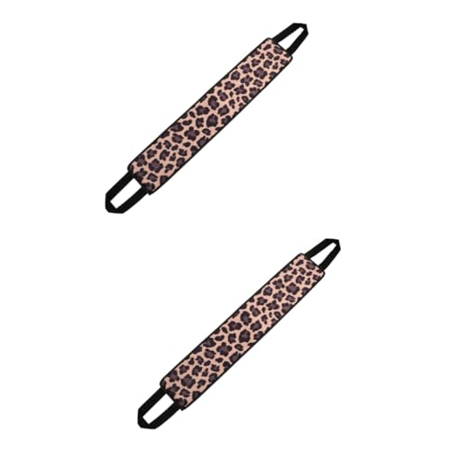 DRESSOOS 2 Piezas de leopardo aplicador de autobronceado aplicador de loción autobronceadora autobronceadores Auto-bronceador aplicador autobronceador de espalda fibra