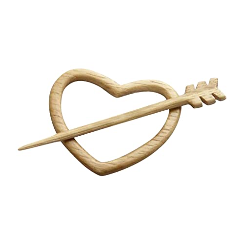 Broches en bois bricolage artisanat motif animal dessin animé châle épingles mignon écharpe coeur