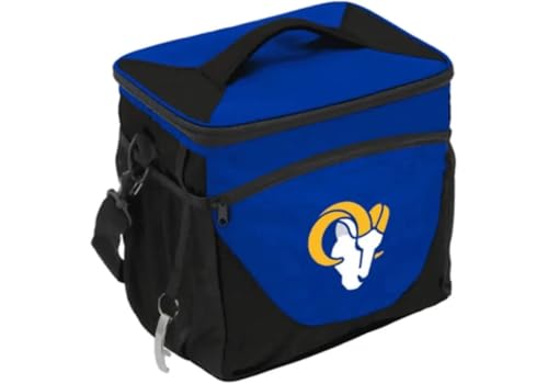 logobrands NFL Los Angeles Rams Cooler 24 Can, Team Colors, One Size