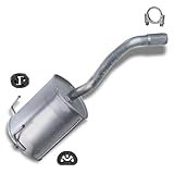 Ensemble composé de Silencieux arrière + matériel de montage 40191917 Compatible avec: FIAT 500, 500 C, PANDA, PANDA Kasten/Schrägheck, FORD KA
