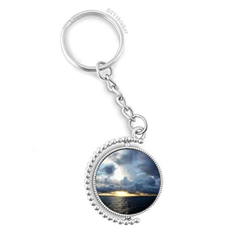 Clé anneau porte-keyholder rotatif océan pour organiser vos clés au quotidien