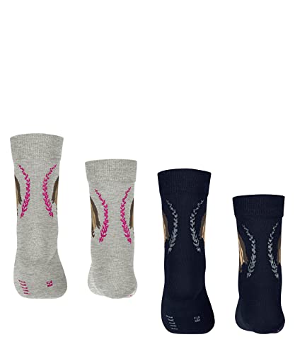 FALKE Horse Multipack K So Cotton Patterned Unisex-Child Socks (2-Pack)2