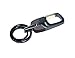 Mehr Classic Attachable Key Chain - Simple, Elegant, Durable Multi-ring Key Holder - Smart Keychain (Matte Black)